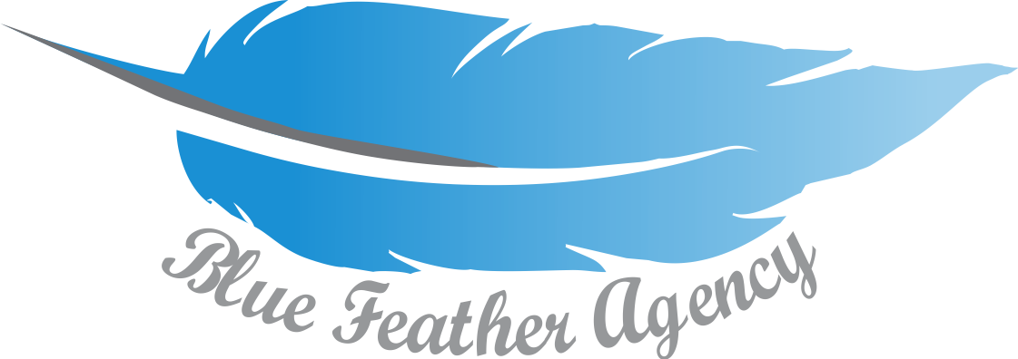 bluefeatheragency.com